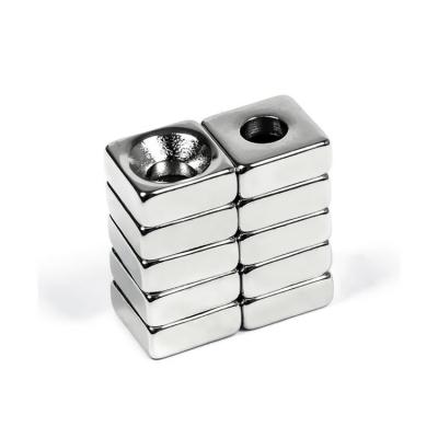 China Diametral Nickel Neodymium Magnet-Industrial Professional Custom Coating Countersunk Magnet for sale