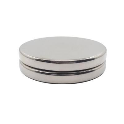 China Industrial Magnet 80X10 Super Strong Round Magnet Disc N35 N52 Neodymium Magnet for sale