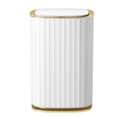 China Viable high quality best-selling ABS 15L plastic kitchen sensor trash can with factory price for sale