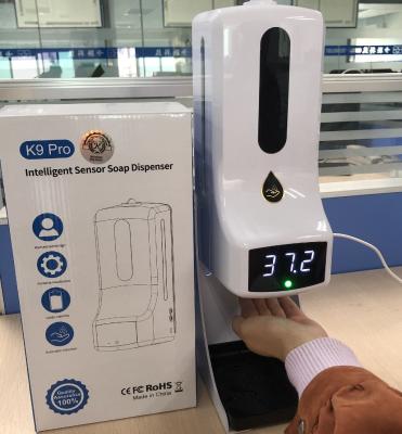 China Foam Soap Dispenser Factory Factory Sale K9 Pro Thermometer With Automatic Soap Dispenser for sale