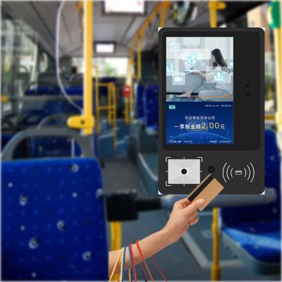 China Engineering Plastics Bus Validator Smart Bus Fare Payment Device Card Access Control System with 4G and GPS Tracking for sale