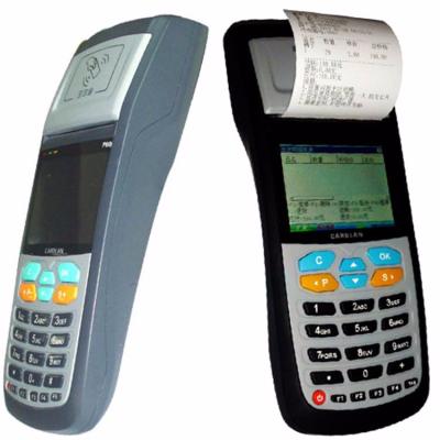 China Engineering plastics portable handheld nfc pos terminal for ticket and bus parking lot for sale