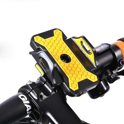 China Bicycle Mounting Universal Size Mountain Bike Phone Holder, Bicycle Cell Phone Outdoor Cycling Shopping Holder for Cycling with Silicone Band for sale