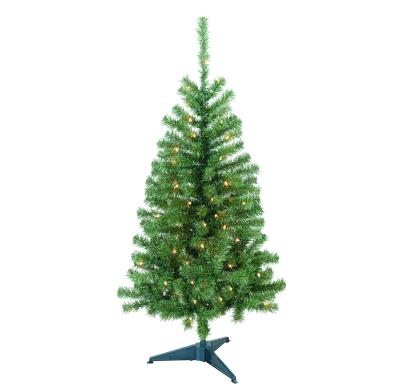 China Factory Direct Sale Beautiful 4 Feet (122cm) No Lights Cheap Artificial Christmas Tree PVC for sale