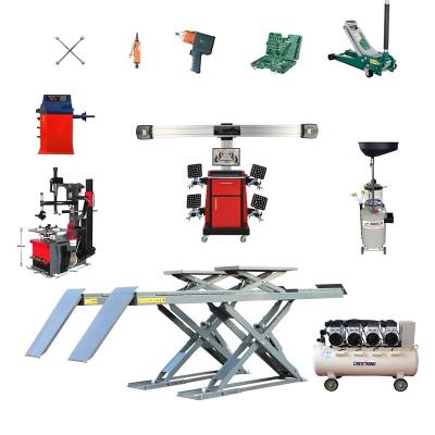 China Dynamic Simulation 3D Tire Repair Machine Car Aligment Machine 3d Wheel Alignment And Balancer Machine Combo for sale