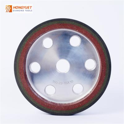 China Shape Edge Glass Grinding Machine Resin Bond Diamond Grinding Wheel / Diamond Grinding Wheel For Glass for sale