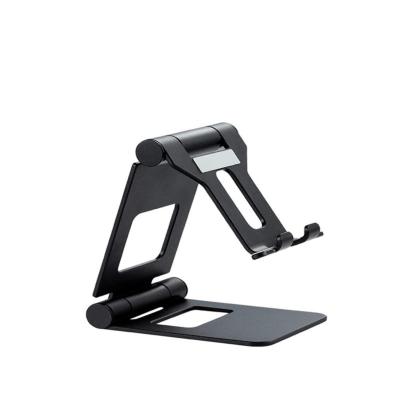 China The Aluminum Alloy Mobile Phone Accessories Aluminum Folding Phone Holder Stand Tripod Stand Mobile Phone Stand for sale