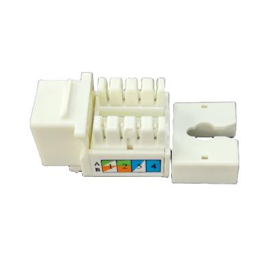 China Competitive Price RJ45 Keystone Jack 90 Degree Structure Cabling System CAT3 Connector for sale