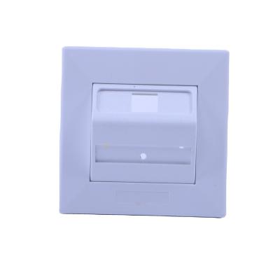 China ABS/PC USA American Type Whiteg Brush cat6 wall faceplate wall outlet faceplate for sale