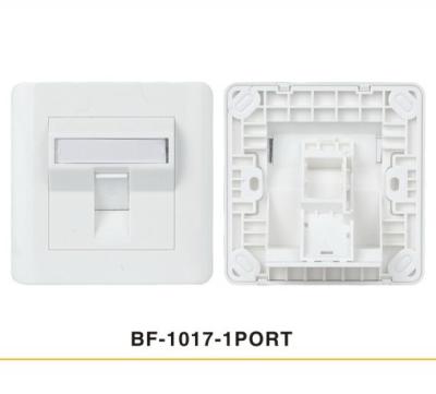 China New design ABS/PC RJ45 cat5e cat6 strike faceplate for sale