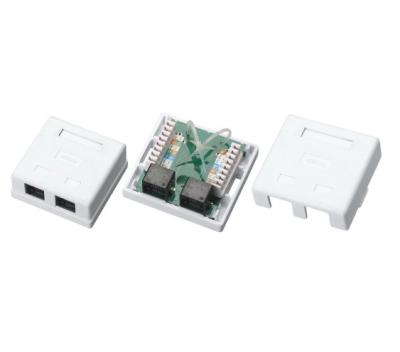 China Ethernet Network BF3001S 2 PORTS For Outdoor Cat 5 Cat6 Cat6A Mount Box for sale