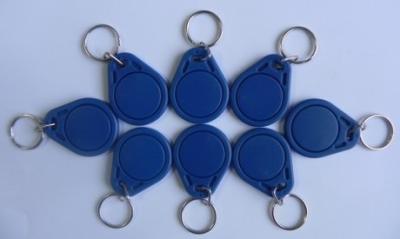 China UID Key card / UID keychain card / UID key ring card / UID epoxy RFID keychain for sale