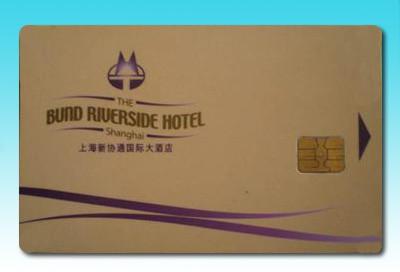 China SLE4442 Contact chip hotel door cards for sale