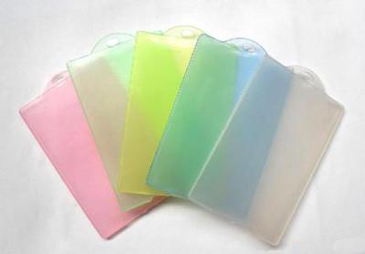 China Waterproof soft transparent card plastic holder / hard plastic holder zu verkaufen