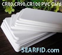 China CR80 PVC Card, CR90 PVC Card, CR100 PVC Card, used for Card Printer, Encapsulate RFID Card for sale