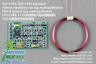 China ISO11784, ISO11785 standard Animal electronic ear tag reading Module, FDX-B Animal tag reading Module for sale