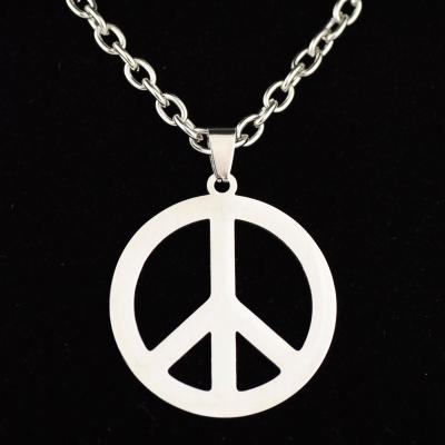 China Others Peace and Pacifist Stainless Steel Pendant Necklace for sale