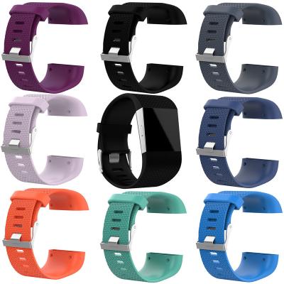 China Smart Silicone Accessories For Fitbit Surge Strap Band Replacement Sport Silicone Strap Watch Band For Fitbit Surge Watch Strap Bands for sale