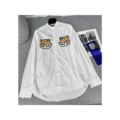 China QUICK DRY high fashion clothes marked 2022 spring of L high-end white women's shirt new European and American permutation for sale