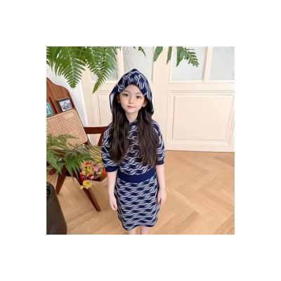 China high fashion clothes 2022 Anti-wrinkle spring and summer new hot girl's hooded dress for sale