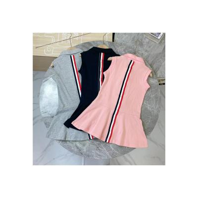 China High-end custom breathable 2022 spring and summer new girls' college style sleeveless simple dress for sale