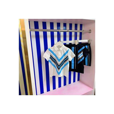 China Customized 2022 Spring / Summer New Boys Lapel High End Casual Polo Shirt With Casual Shorts for sale