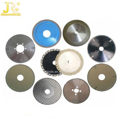 Cina High effciency China manufacture of HSS plated diamond tools diamond/CBN saw blade/cutting disc for glass/stone/jewelry in vendita