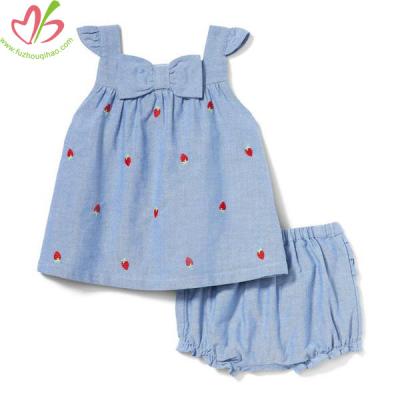 China Other Lovely Babies Fashion Set Baby Strawberry Matching Set for sale