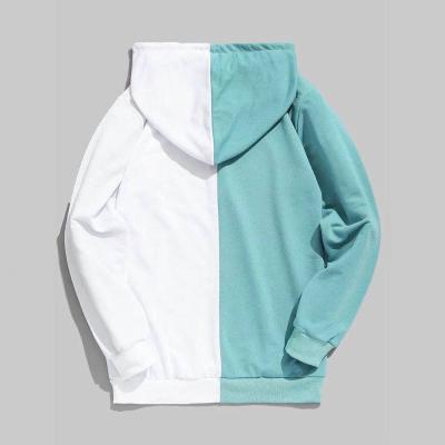 China Wholesale Anti-wrinkle Sports Basic Hoodie New Design Streetwear Can Custom Men Two Color Hoodies for sale