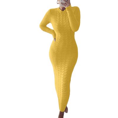 China Anti-Wrinkle Ready To Ship Turtle Neck Winter Sweater Long Sleeve Color Women Designer Yellow Sweater for sale