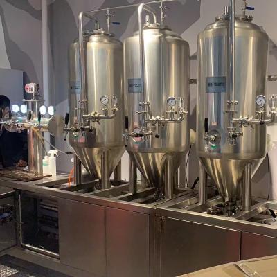 China Hotels Nano Brewery, Beer Fermenting And Dropping System 100L Beer Vending System for sale