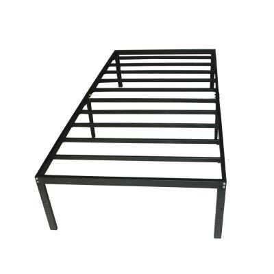 China Customized Foldable King Size Single Bed Wrought Iron Beds Metal Bed Steel Frame For Adults And Kids Guests for sale