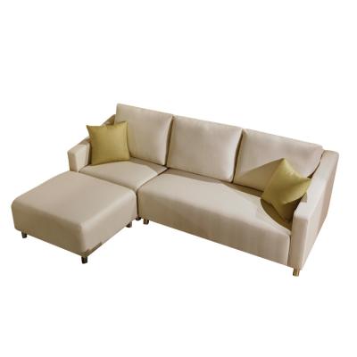 China Adorned Two Seat Sofa Set Living Room Modern L Shape Couch Family Sofa Small for sale