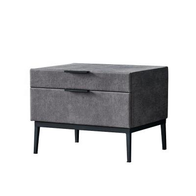 China China Furniture Gray Modern Bedside Table Bedroom Storage and Bedside Table Wholesale for sale