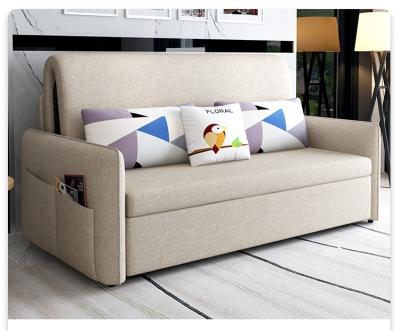 China (Size) Nordic modern living room adjustable l shape sofas furniture beds with storage sectionals foldable functional sofa bed for sale