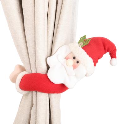 China 2020 Plush Doll Christmas Indoor Decoration For Christmas Gifts Home Curtain Buckle for sale