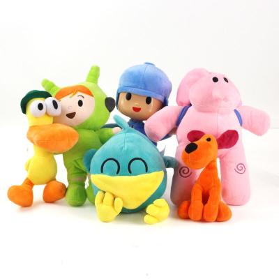 China Hot Selling Cute Decoration Soft Stuffed Pocoyo Elephant Doll Plush Toys For Children for sale