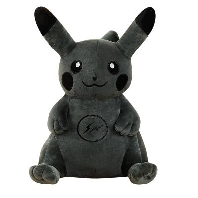 China Eco-Friendly Plush Black Pekomon and Pikachu Toys Cool Black Pikachu Plush Doll Black Pikachu Soft Plush Stuffed Toy Gift for sale