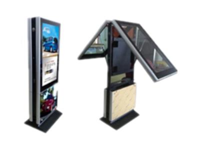 China Double Sided Display Samsung Floor Standing LCD AD Player ROHS FCC for sale