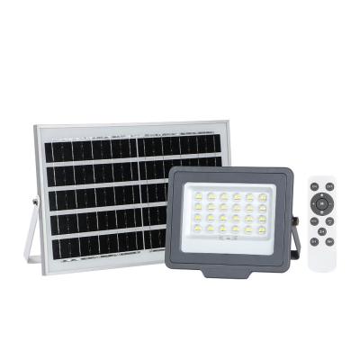 China CRI80 6500K 50 W Solar Outdoor Flood Lights Gray ABS LiFePO4 High Efficiency for sale