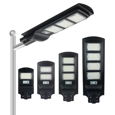 China China Fabricante Luz de estrada integrada 60watt 120watt 180watt 240watt 300w Lâmpada de rua solar LED à venda