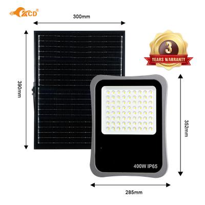 China KCD IP65 Wireless Dusk To Dawn Auto Solar Monocrystalline Sport Stadium Floodlight 200w 500w 2000w Solar Flood Lights for sale