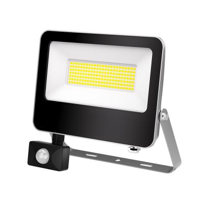 Κίνα Προβολέας ασφαλείας IP65 Αδιάβροχο Hot Sale Led Flood Light Αλουμινίου Διαμέρισμα με αισθητήρα κίνησης για τοίχο του δρόμου κήπου προς πώληση