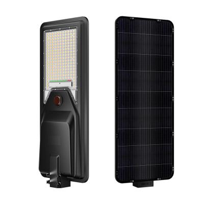 Cina Streetlight Ip65 Outdoor Waterproof Solar Light 400w Integrated All In One Led Solar Street Light Displayable battery in vendita