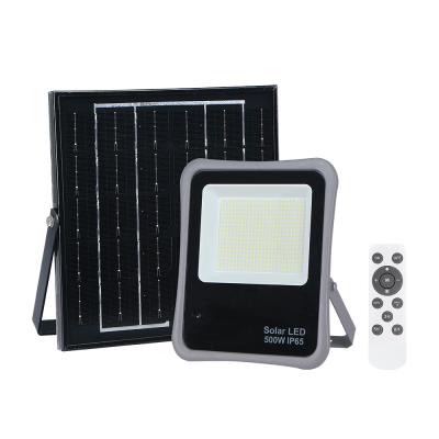 Cina Wholesale Price Projector Lamp Outdoor Long Range 500w Solar Flood Light for garden house use waterproof in vendita