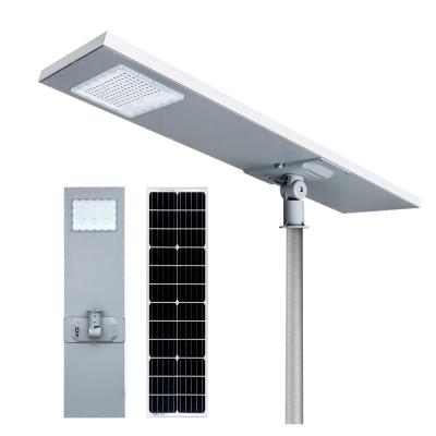 China Todos en una luz de calle llevada solar 100w 150w 200w Ip65 al aire libre de aluminio en venta