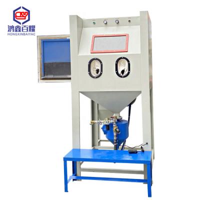 China Dry Building Material Stores Hand Closed Pressurized Sandblaster 1010 Hand Sandblasting Machine for sale