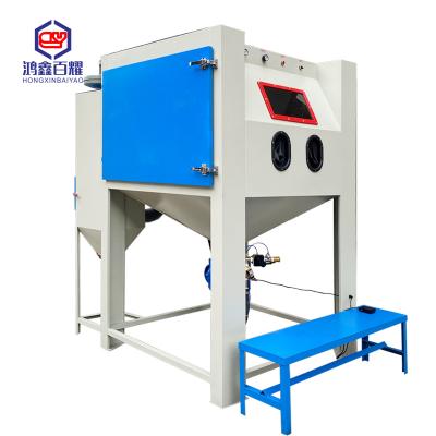 China Building Material Shops High Pressure Sandblasting Machine Supply Sandblasting Machine Manual Sandblaster Equipment For Cylinder for sale