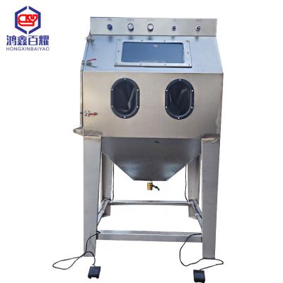 China BY-9080 Construction Material Stores Environmental Friendly Dust Free Wet Manual Sandblasting Machine for sale