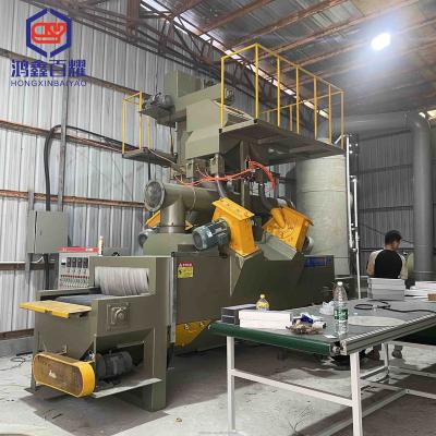 China Steel plate exterior cleaning by shot blasting machine large shot blasting cleaning of stainless steel parts for sale